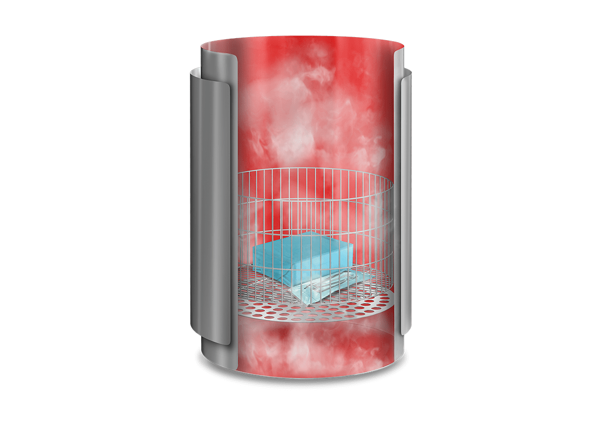 Autoclaves verticales con prevacíos y secado 4 AE B C