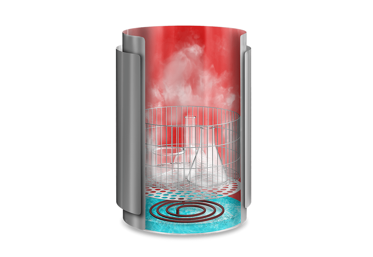Autoclaves verticales con secado 4 AE DRY C
