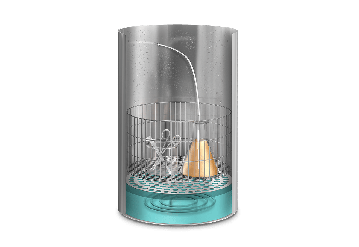 Autoclaves de sobremesa de carga vertical sin secado 4 AVS N C