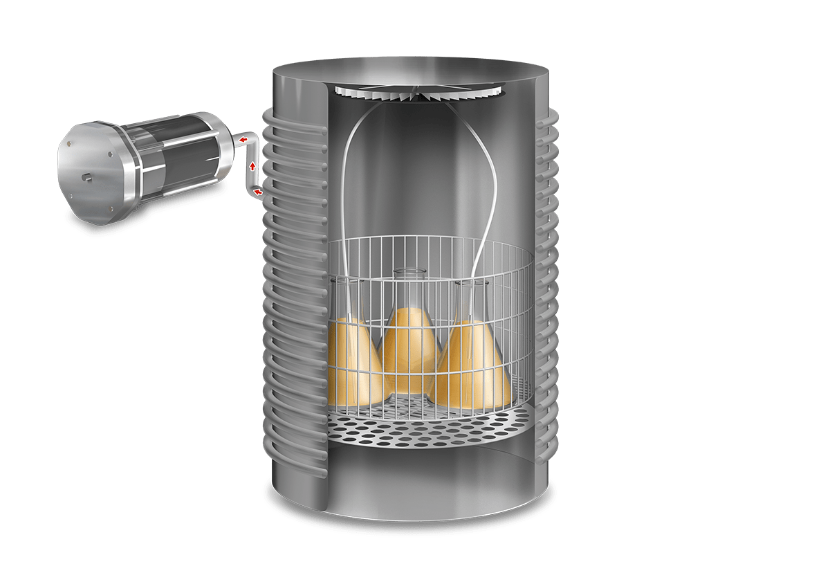 Autoclaves verticales con sistema de enfriado rápido 2 TLV FA A