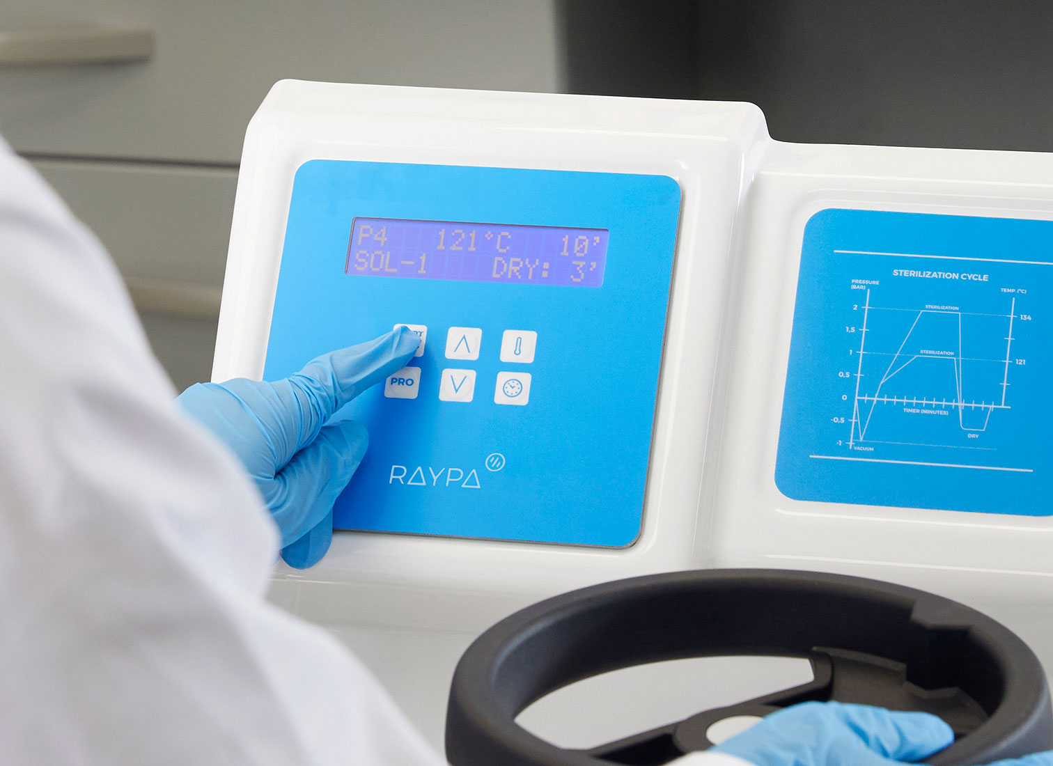 Autoclaves verticales con secado 13 AE DRY detalle2