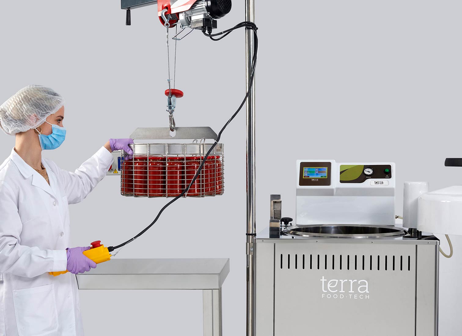 Autoclaves verticales con contrapresión para procesar alimentos envasados 6 CFS V detalle1
