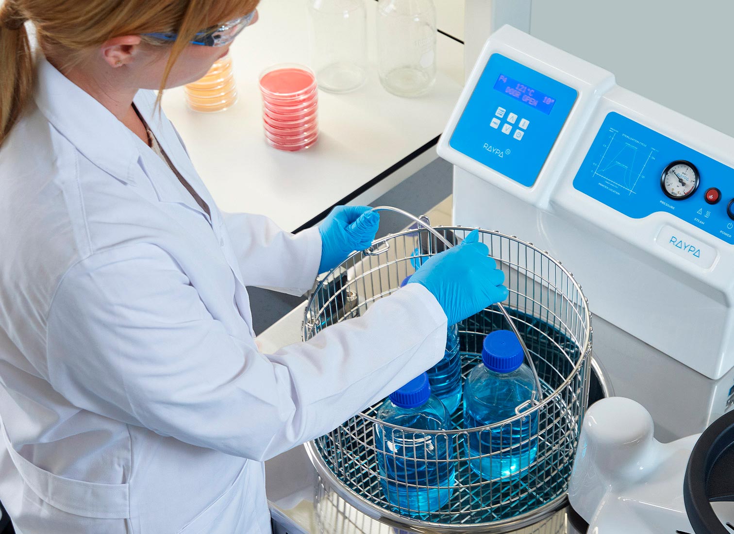 Autoclavi verticali senza asciugatura 9 Autoclave verticale senza asciugatura AES di RAYPA