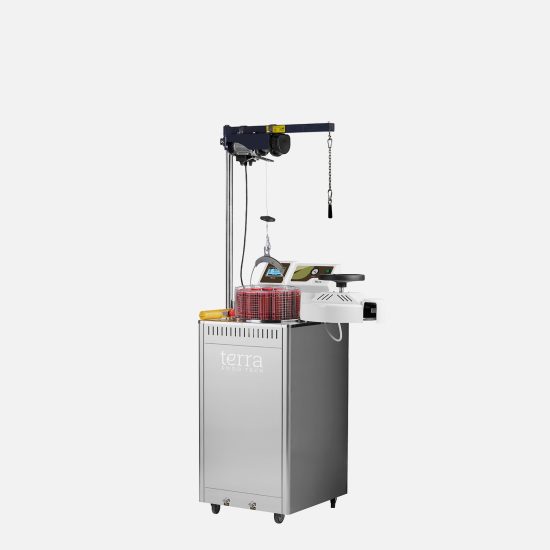 ELEV-CLAV-accesorio-autoclave-TERRA Grúa elevadora de cestos integrada para autoclaves TERRA Food-Tech