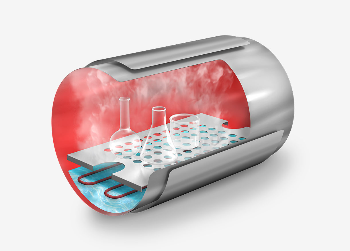 Funcionamiento de una autoclave
