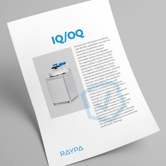 IQ OQ DOC accesorio Documentación IQ-OQ para autoclave RAYPA