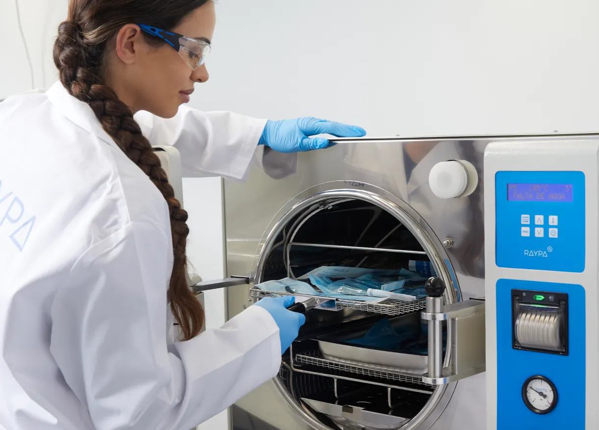 Autoclave horizontal de sobremesa RAYPA