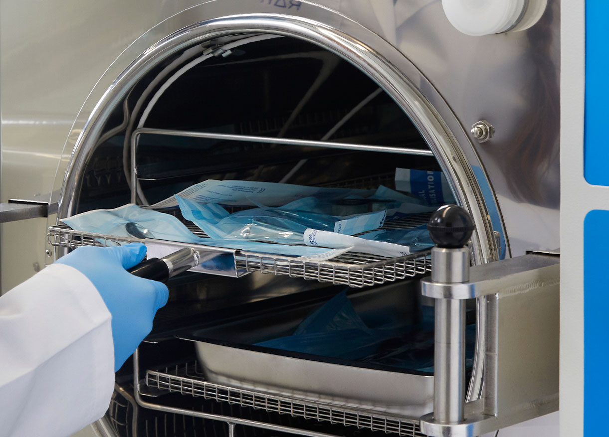 Ciclo de esterilización corto o esterilización flash en autoclave RAYPA